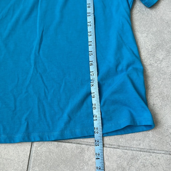 Alia Women’s Petite PS Blue Shirt - Picture 8 of 9